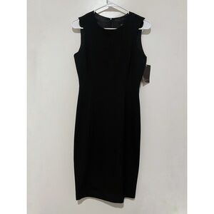 NWT Zara Basic Sleeveless black shift dress